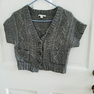 Banana Republic Short Sleeve Button Up Sweater S